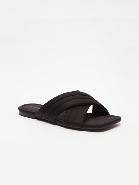 

shoexpress Women Black Open Toe Flats