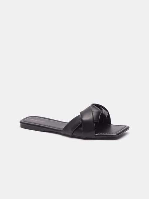 

shoexpress Women Black Open Toe Flats