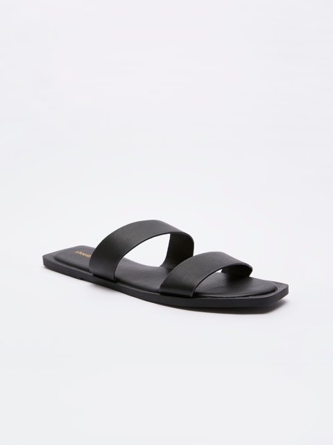 

shoexpress Women Black Open Toe Flats
