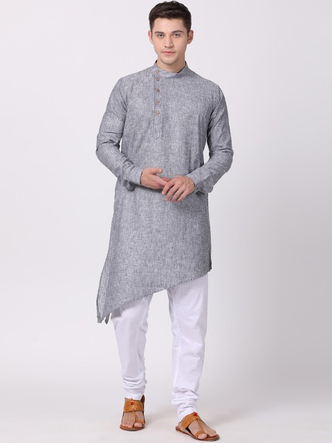 

TABARD Men Grey Melange Kurta