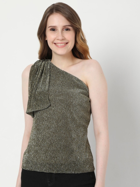 

Vero Moda Grey One Shoulder Top
