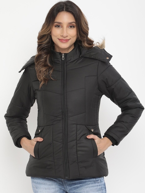 

V2 Value & Variety Women Black Padded Jacket