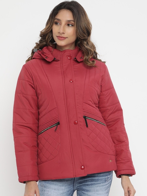 

V2 Value & Variety Women Maroon Padded Jacket