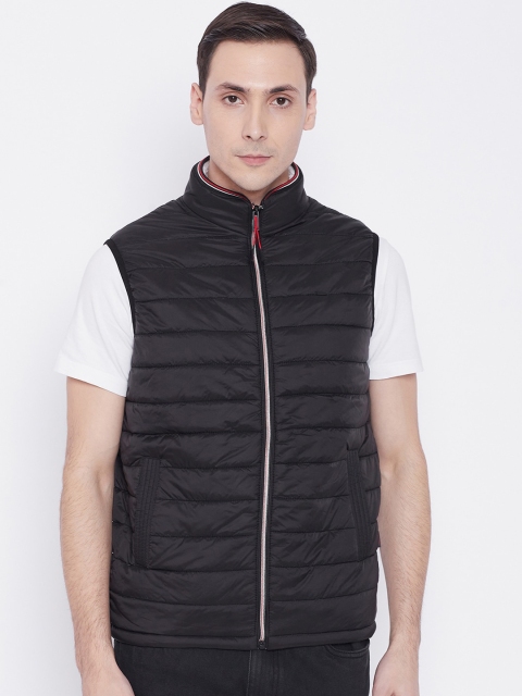 

Okane Men Black Lightweight Padded Jacket