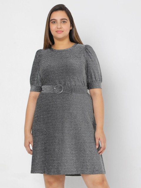 

Vero Moda Grey Solid Dress