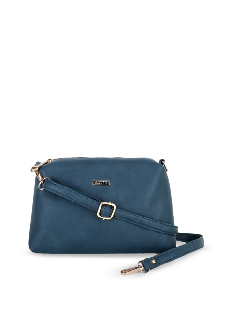

Exotic Blue Structured Sling Bag