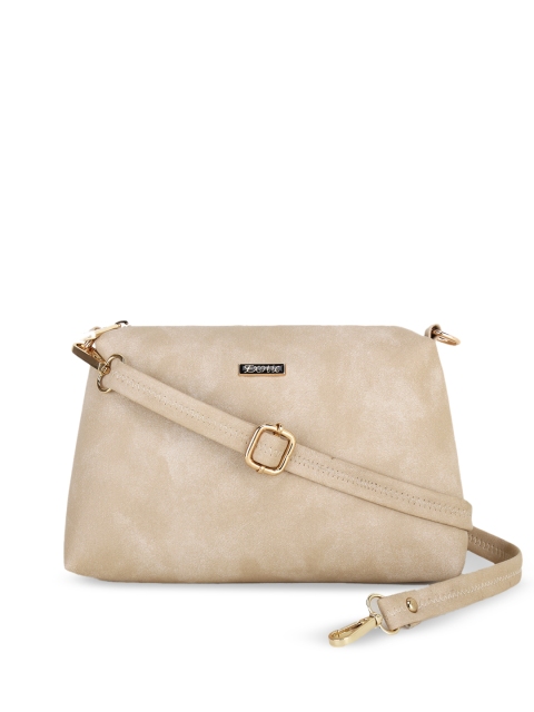 

Exotic Cream-Coloured Structured Sling Bag