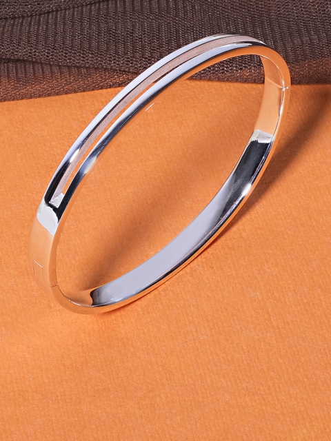 

TRISHONA Silver-Plated 925 Sterling Silver Bangle