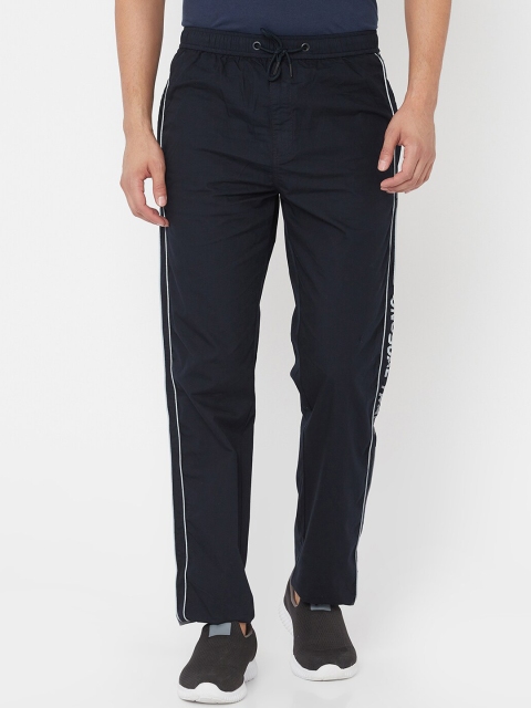 

Octave Men Black Solid Cotton Track Pants
