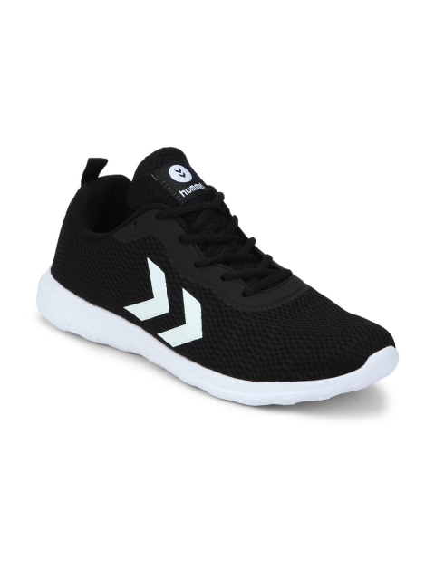 

hummel Unisex Black & White Colourblocked Gym Shoes