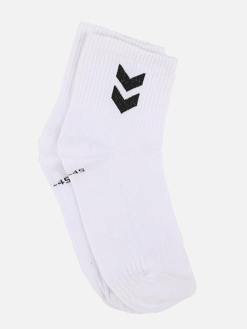 

hummel White Printed Ankle Length Socks
