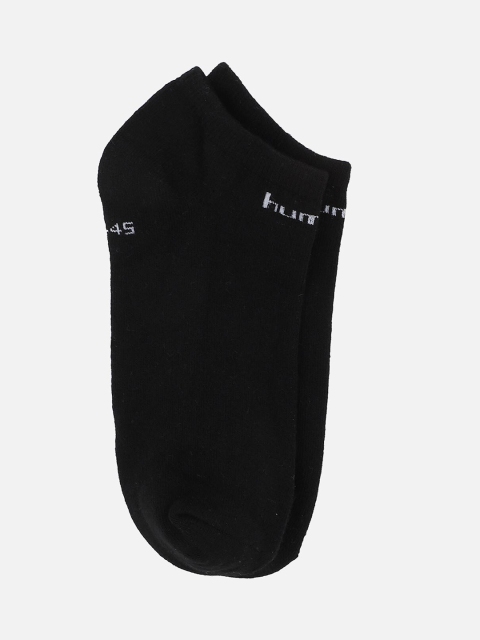 

hummel Unisex Black Self Design Socks