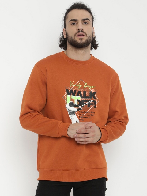 

V2 Value & Variety Men Brown Printed Sweatshirt