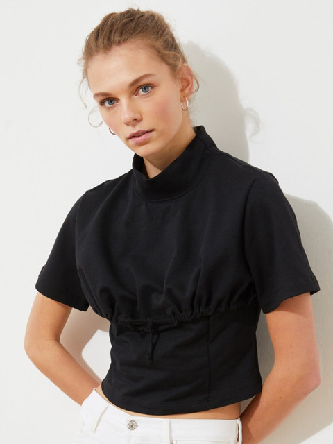 

Trendyol Stylish Black Solid Top