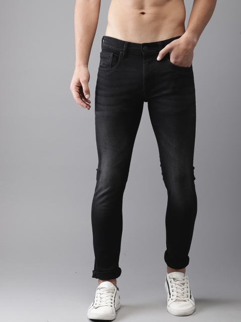 

Moda Rapido Men Black Skinny Fit Mid-Rise Clean Look Stretchable Jeans