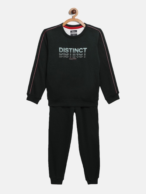 

Octave Boys Teal Green Printed Track Suit
