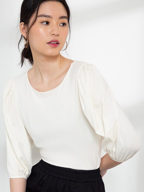 

Zalora White Organic Cotton Top
