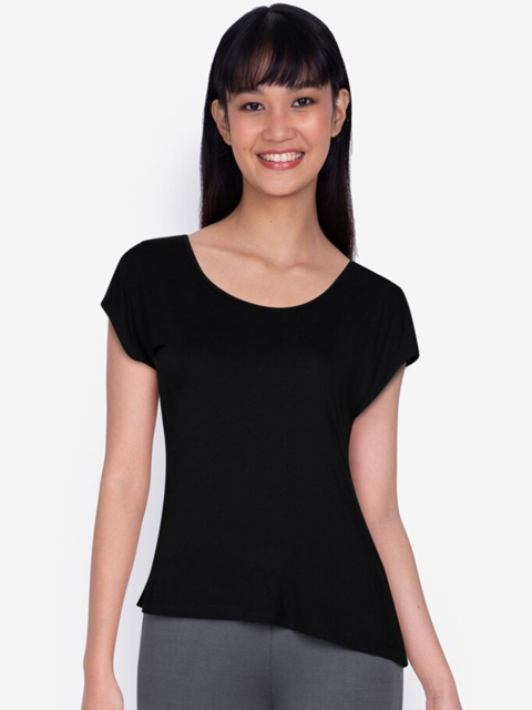 

Zalora Black Basic Top