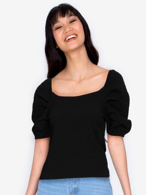 

Zalora Women Black Solid Top