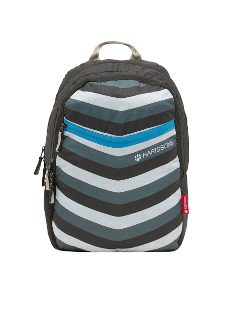 

Harissons Adult Black & White Colourblocked Backpack
