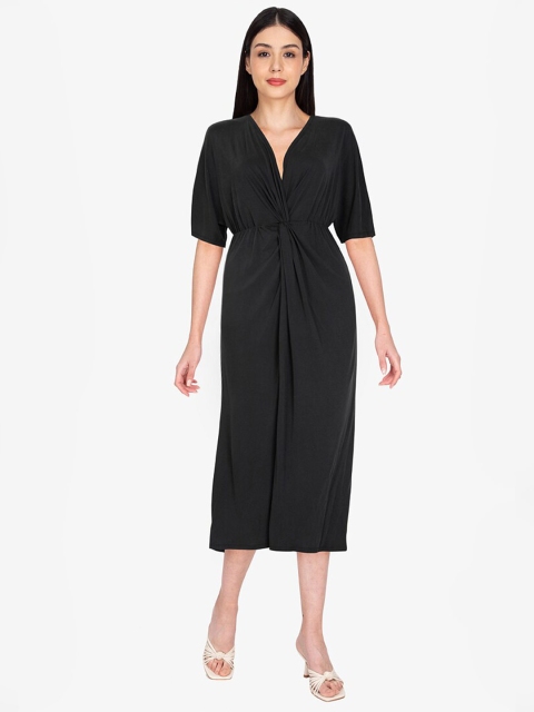 

ORIGIN BY ZALORA Black Midi Dress