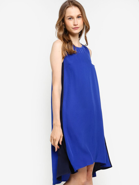 

ZALORA BASICS Multicoloured Block Side Swing A-Line Dress, Multi