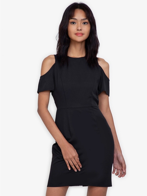 

ZALORA BASICS Black Sheath Dress