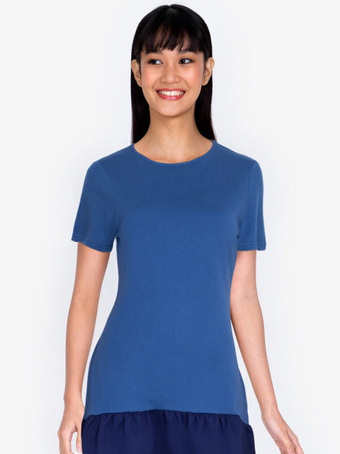 

ZALORA BASICS Multicoloured Drop-Waist Mini Dress, Multi