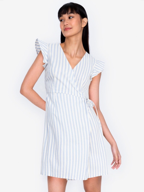 

ZALORA BASICS Multicoloured Striped Dress, Multi