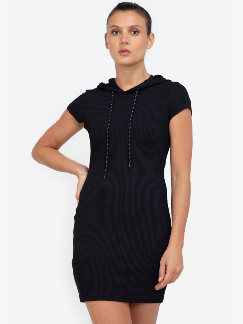 

ZALORA ACTIVE Black Bodycon Mini Dress
