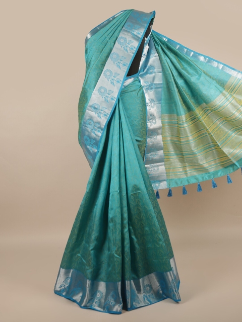 

Pothys Blue Woven Design Saree