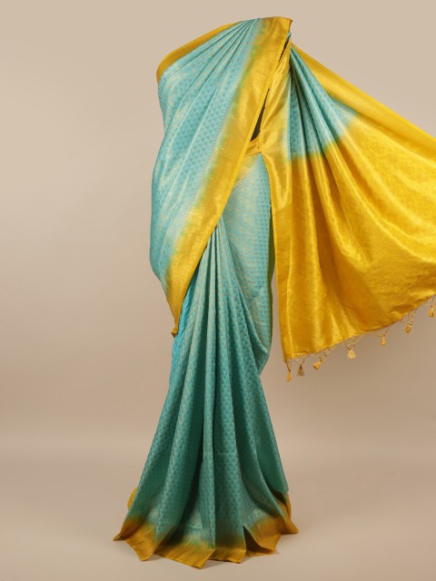 

Pothys Women Blue Jute Silk Saree