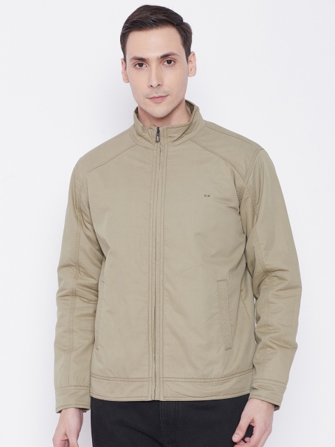 

Okane Men Khaki Lightweight Cotton Padded Jacket
