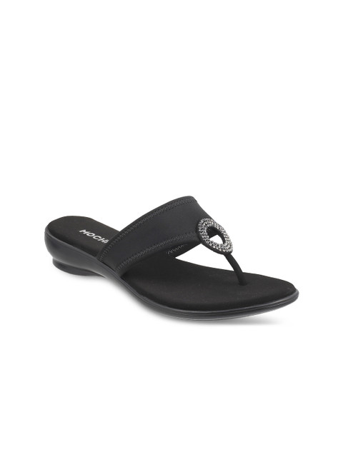 

Mochi Women Black Solid Flats