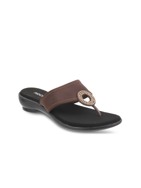 

Mochi Women Brown Solid Flats