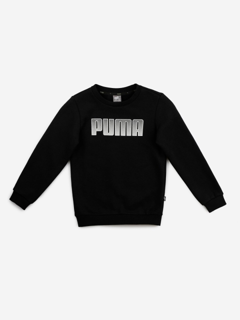 

Puma Boys Black Printed Sweatshirt