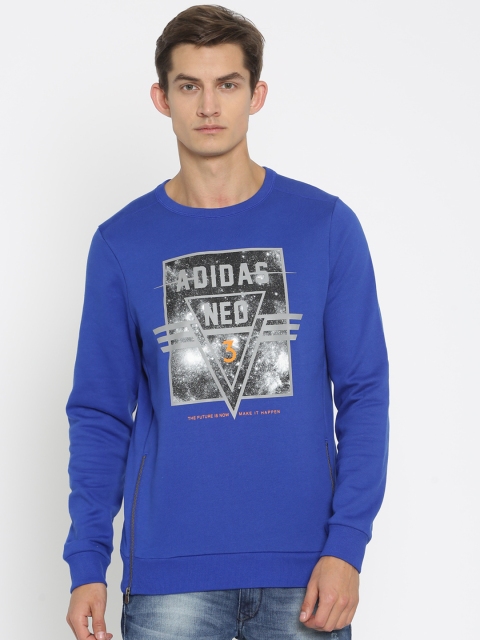

ADIDAS NEO Blue Printed Sweatshirt