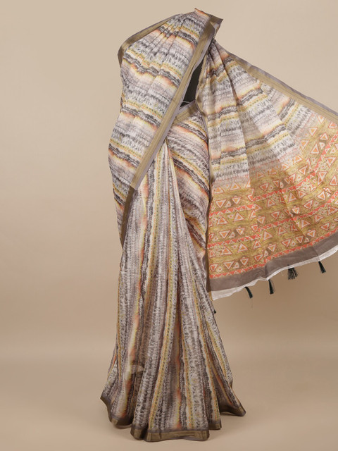 

Pothys Grey & Black Saree