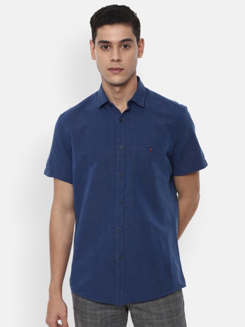 

Louis Philippe Sport Men Navy Blue Slim Fit Casual Shirt