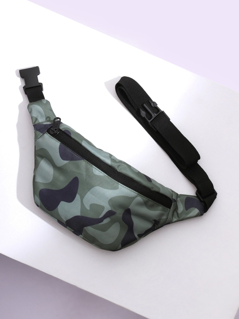 

Bewakoof Green Structured Sling Bag
