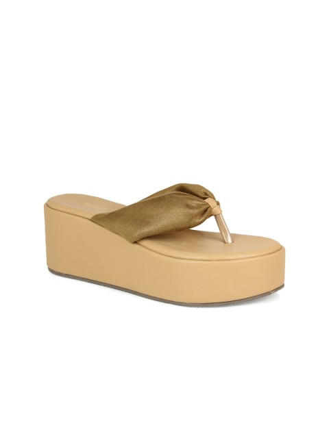 

Inc 5 Women Beige Wedge Sandals