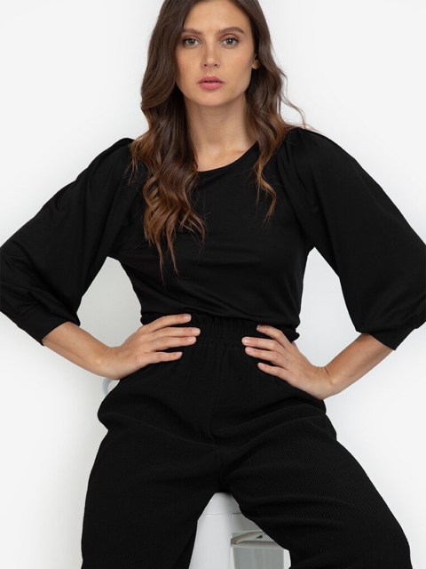

ZALORA WORK Black Gigot Sleeve Top