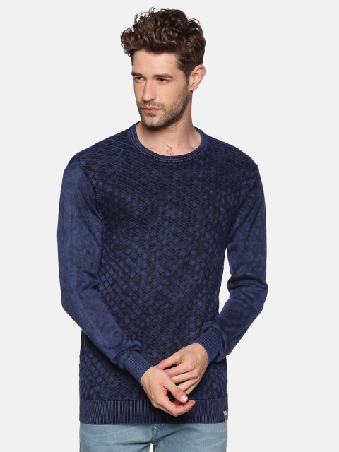 

SHOWOFF Men Blue Pullover