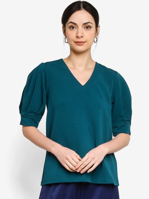 

Zalora Women Green Solid Top