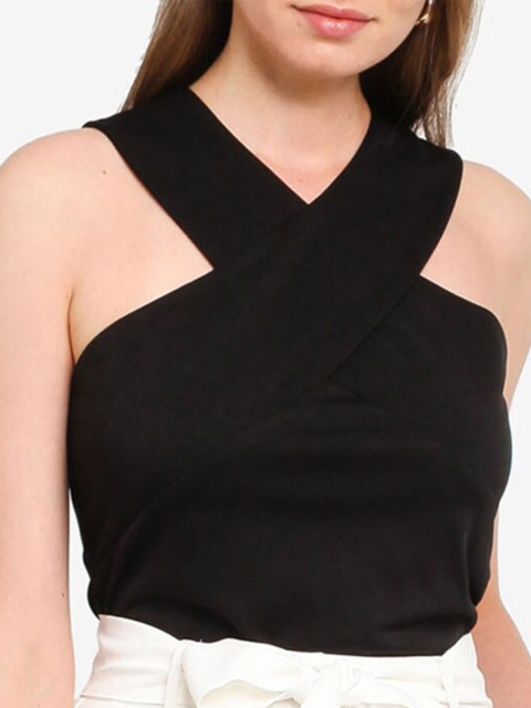 

ZALORA WORK Black Sleeveless Top