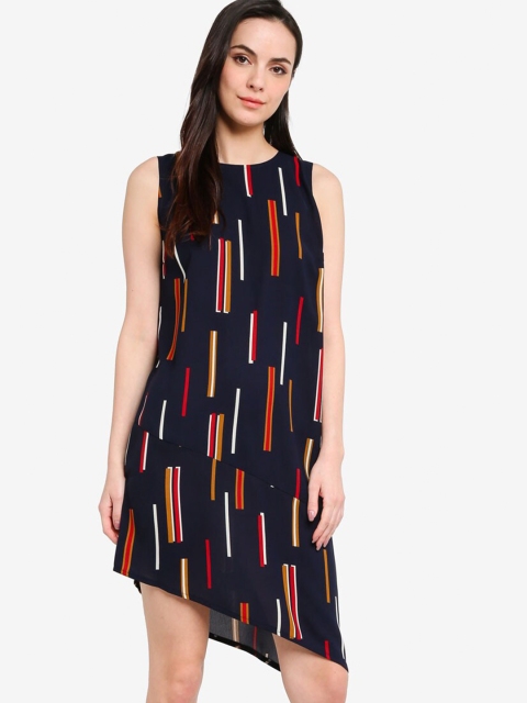 

ZALORA WORK Navy Blue A-Line Dress