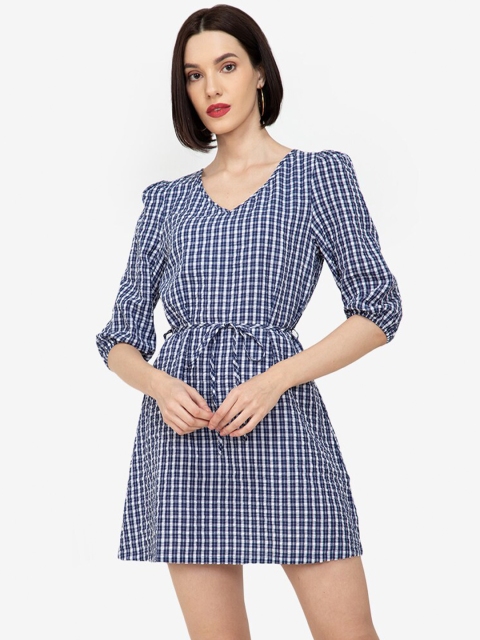 

ZALORA WORK Multicoloured Checked Mini Dress, Multi