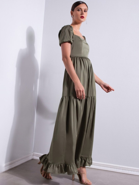 

ZALORA OCCASION Women Green Corset Maxi Dress