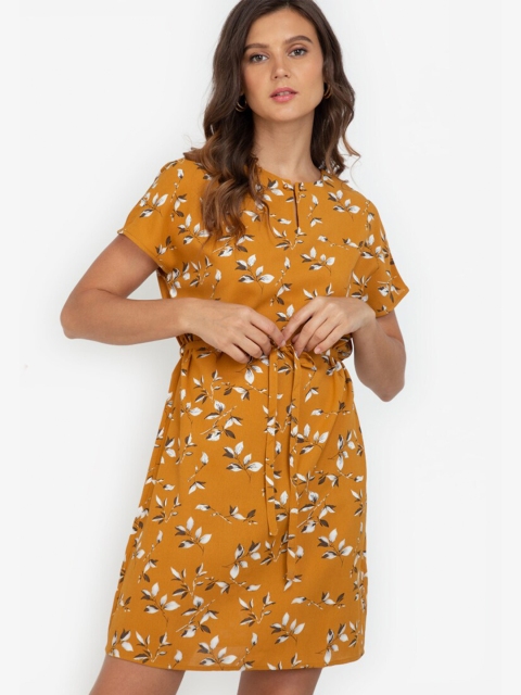 

ZALORA WORK Multicoloured Floral A-Line Dress, Multi