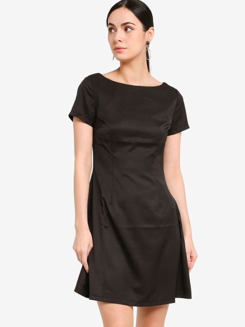 

ZALORA WORK Women Black A-Line Dress